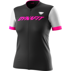 Tri�ko DYNAFIT Ride light s/s fz tee W black out