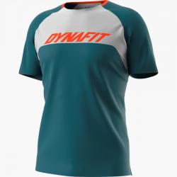 Tri�ko DYNAFIT Ride S/S tee M petrol nimbus