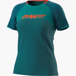 Tri�ko DYNAFIT Ride S/S tee W petrol ocean
