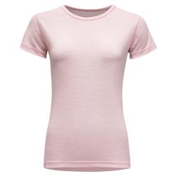 Tri�ko DEVOLD Breeze Merino 150 T-Shirt W chalk pink