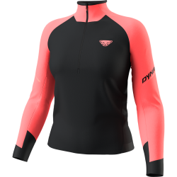 Triko DYNAFIT Alpine L/S 1/2 zip tee W magenta