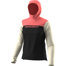 Tri�ko DYNAFIT Traverse Sun Hoody W black out cabana