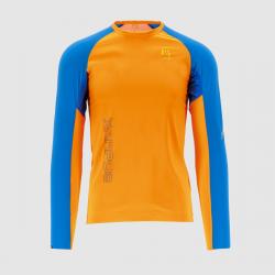 Tri�ko KARPOS Lavaredo jersey LS oran�ov�/modr�