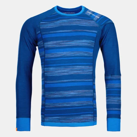 Termo tri�ko ORTOVOX 210 Supersoft Long sleeve petrol blue
