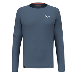 Tri�ko SALEWA Pedroc Dry M L/S tee java blue