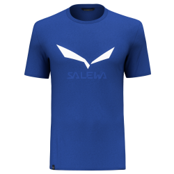 Tri�ko SALEWA Solidlogo Dry M shirt electric blue