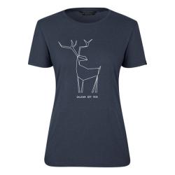 Tri�ko SALEWA Deer Dry W t-shirt navy