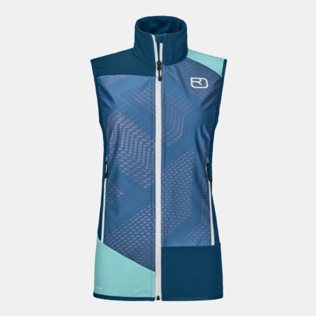 Vesta ORTOVOX W�s Col Becchei vest petrol blue