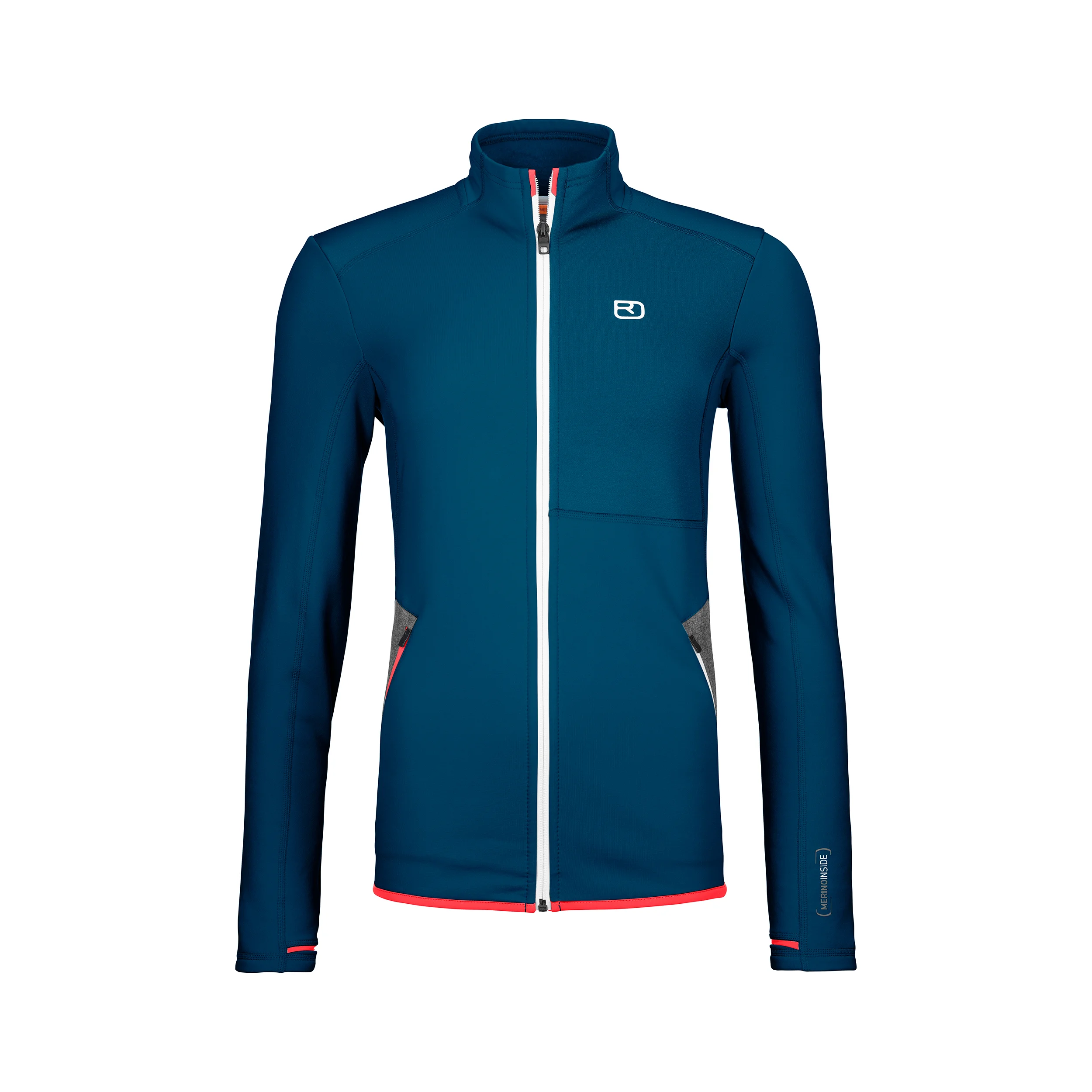 Mikina ORTOVOX W�s Fleece jacket petrol blue
